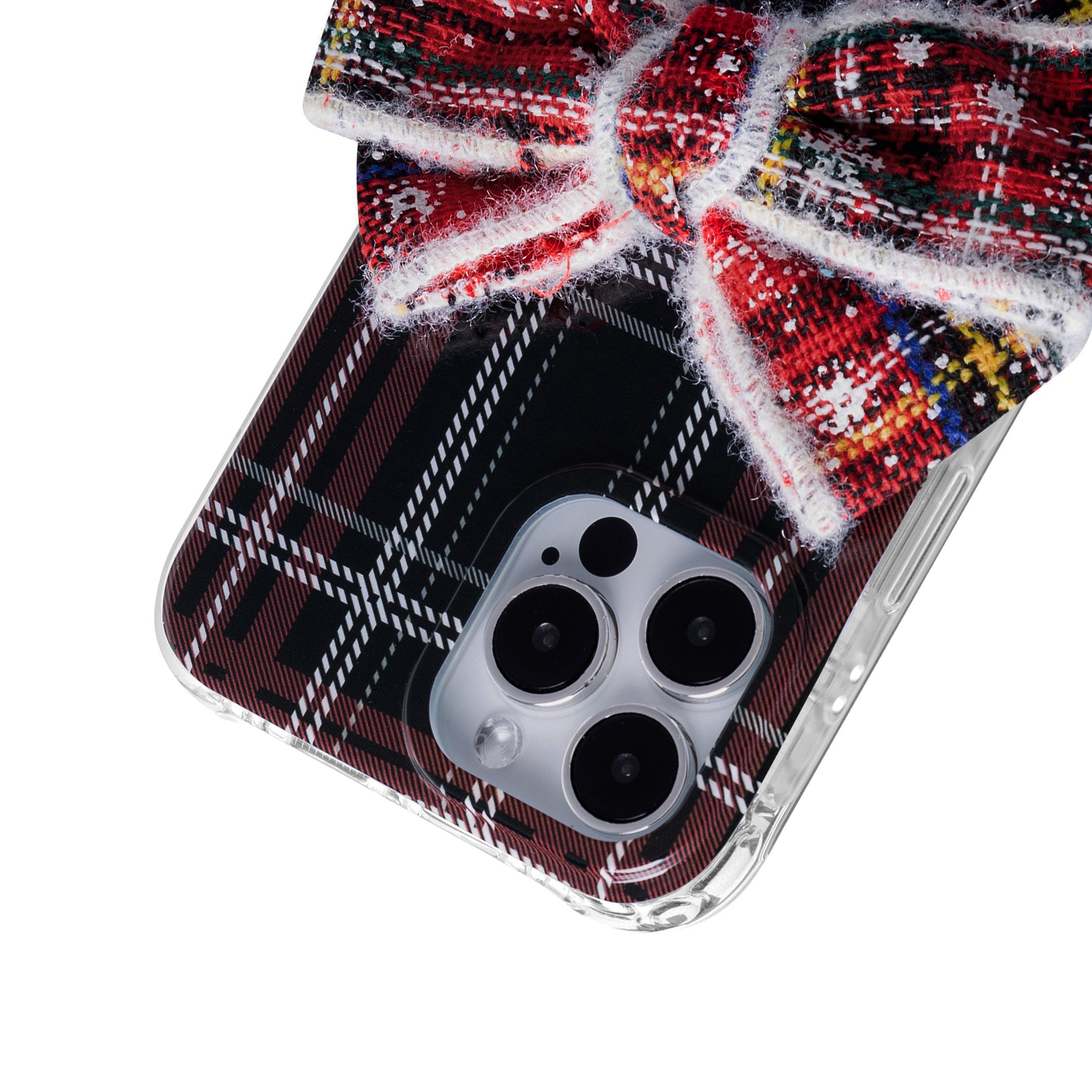 Festive Bowknot Plaid Phone Case