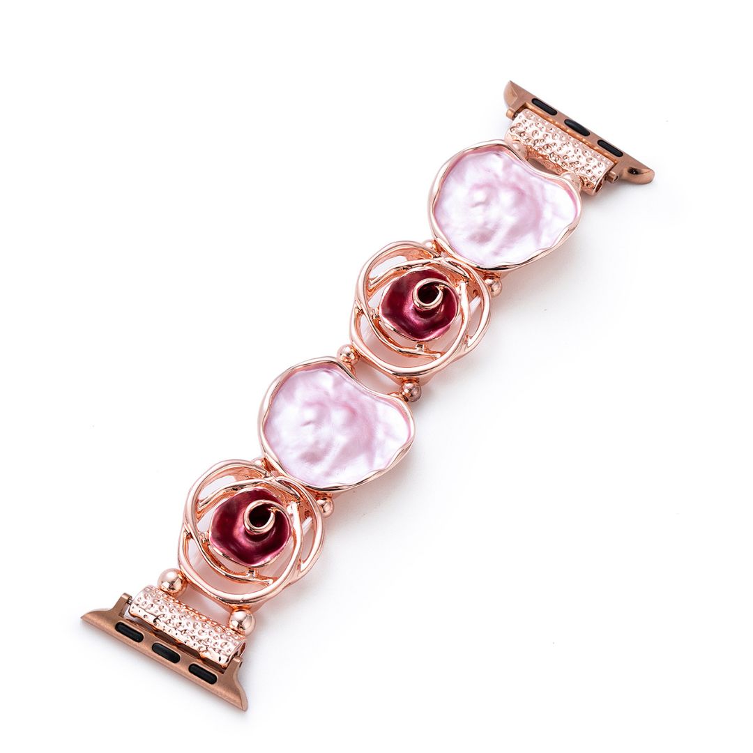 Rose Bangle Elastic Watch Band