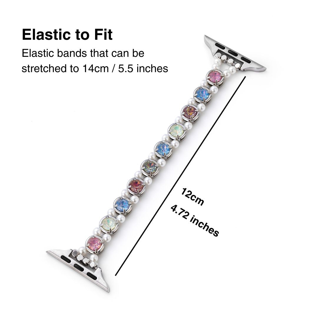 Dazzling Rhinestone Watch Band