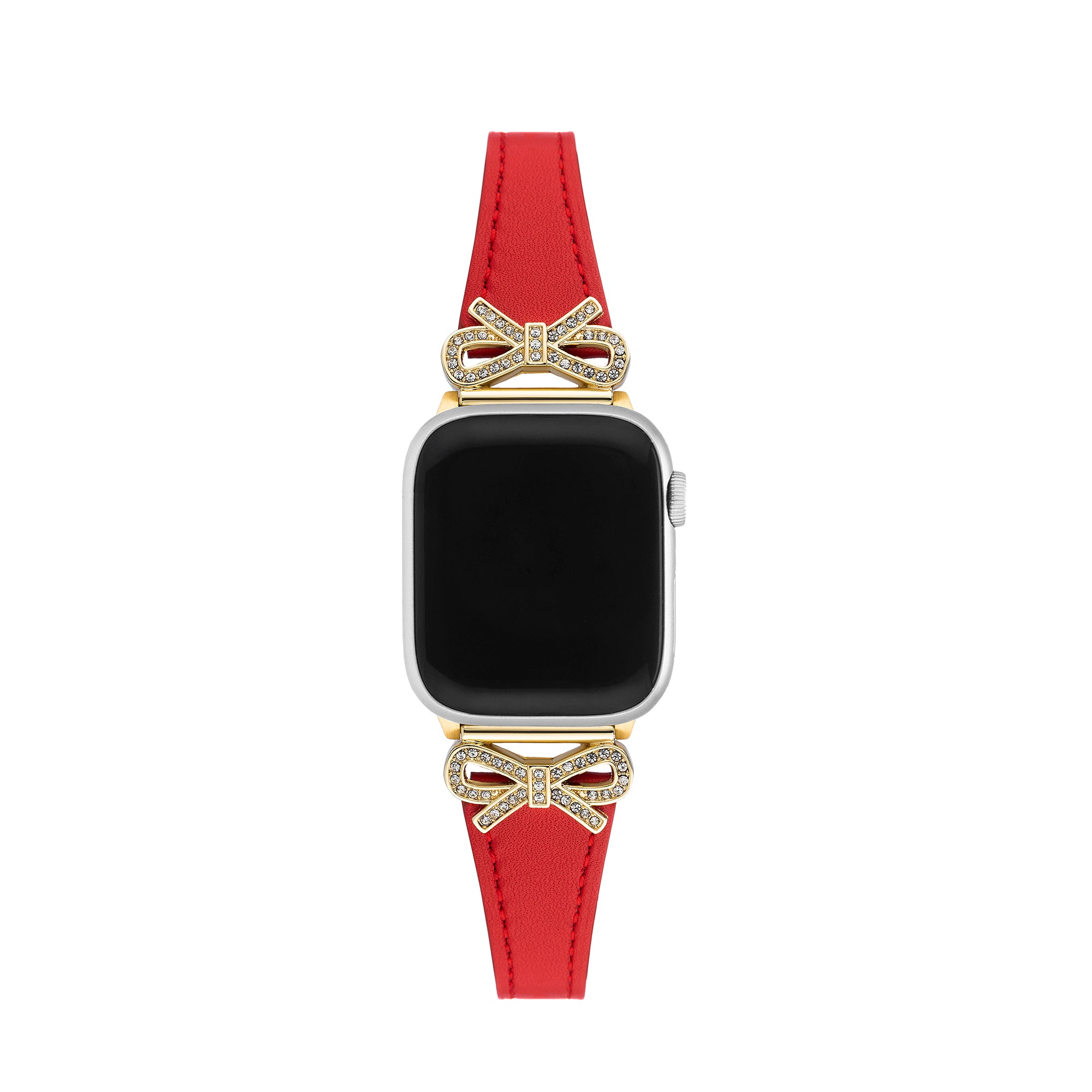 Apple sparkl leather iwatch bow band deals