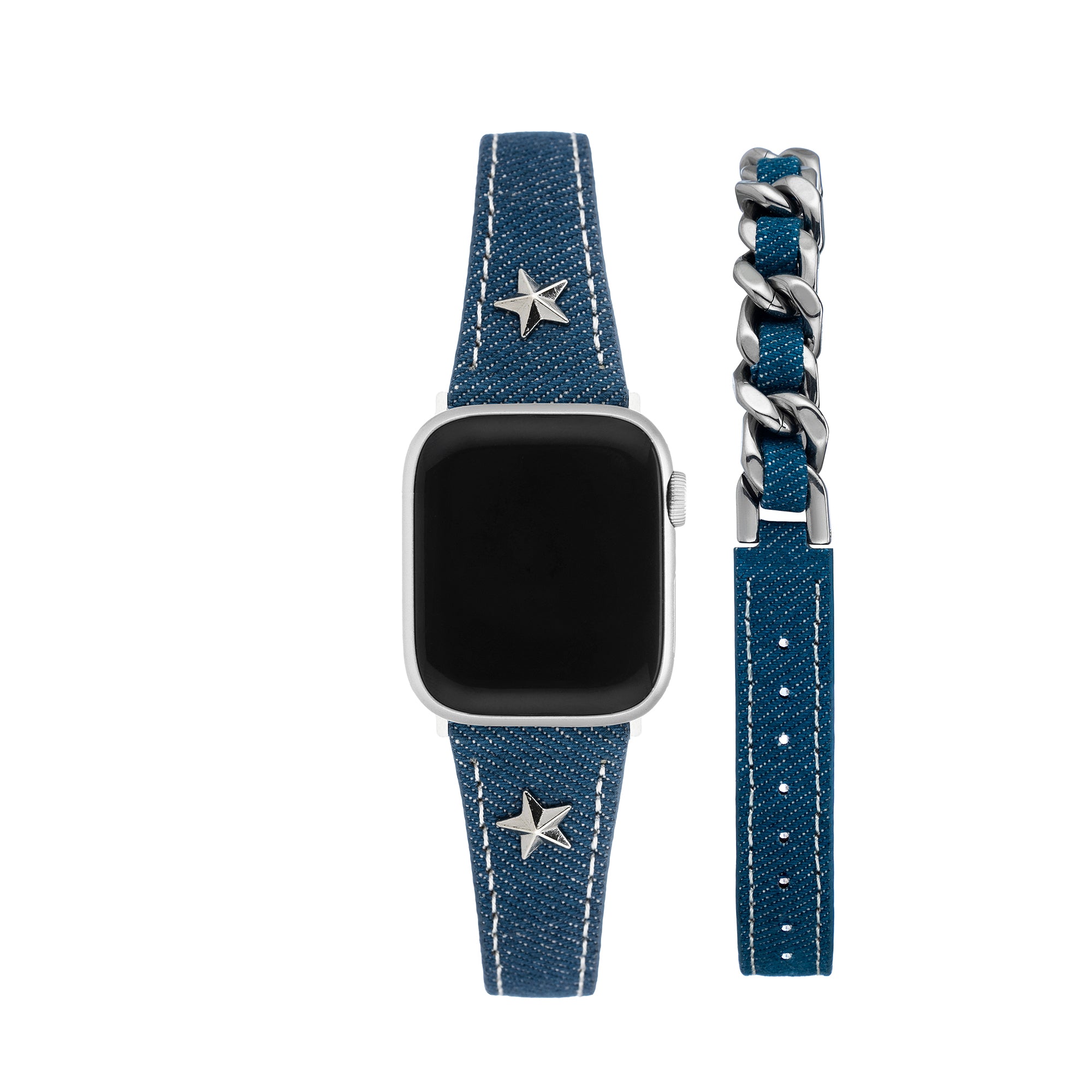 Double-layered Denim Apple Watch Band