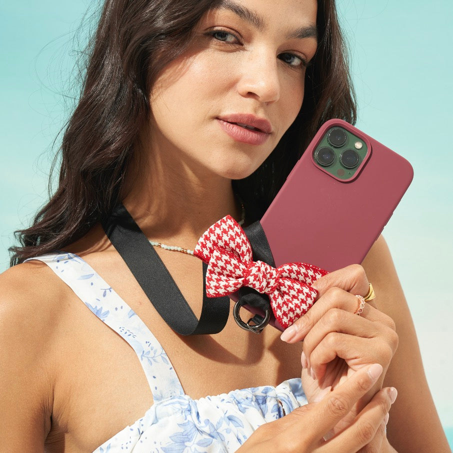 Solid Silicone Halter Phone Case