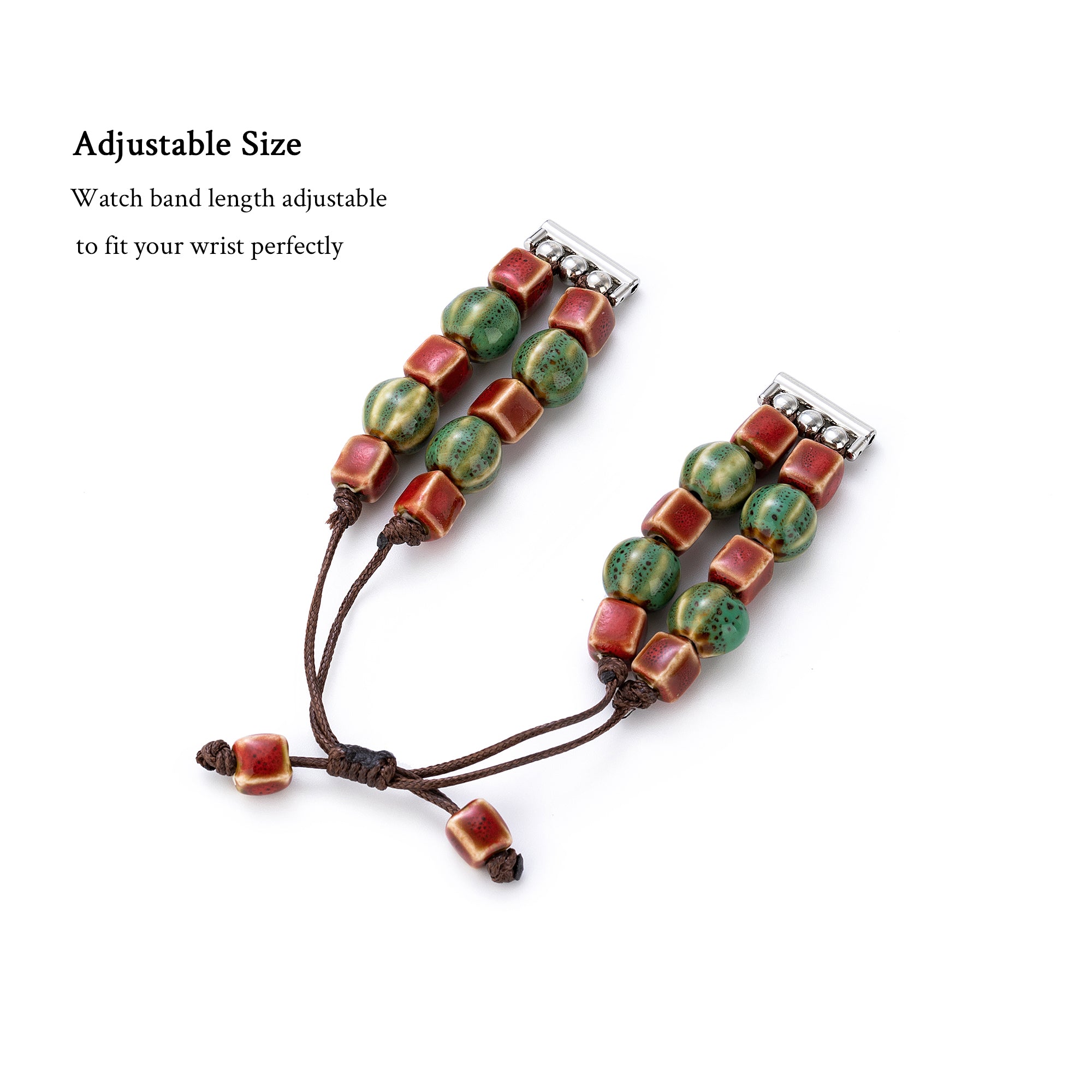 Ethnic Beaded Watch Band