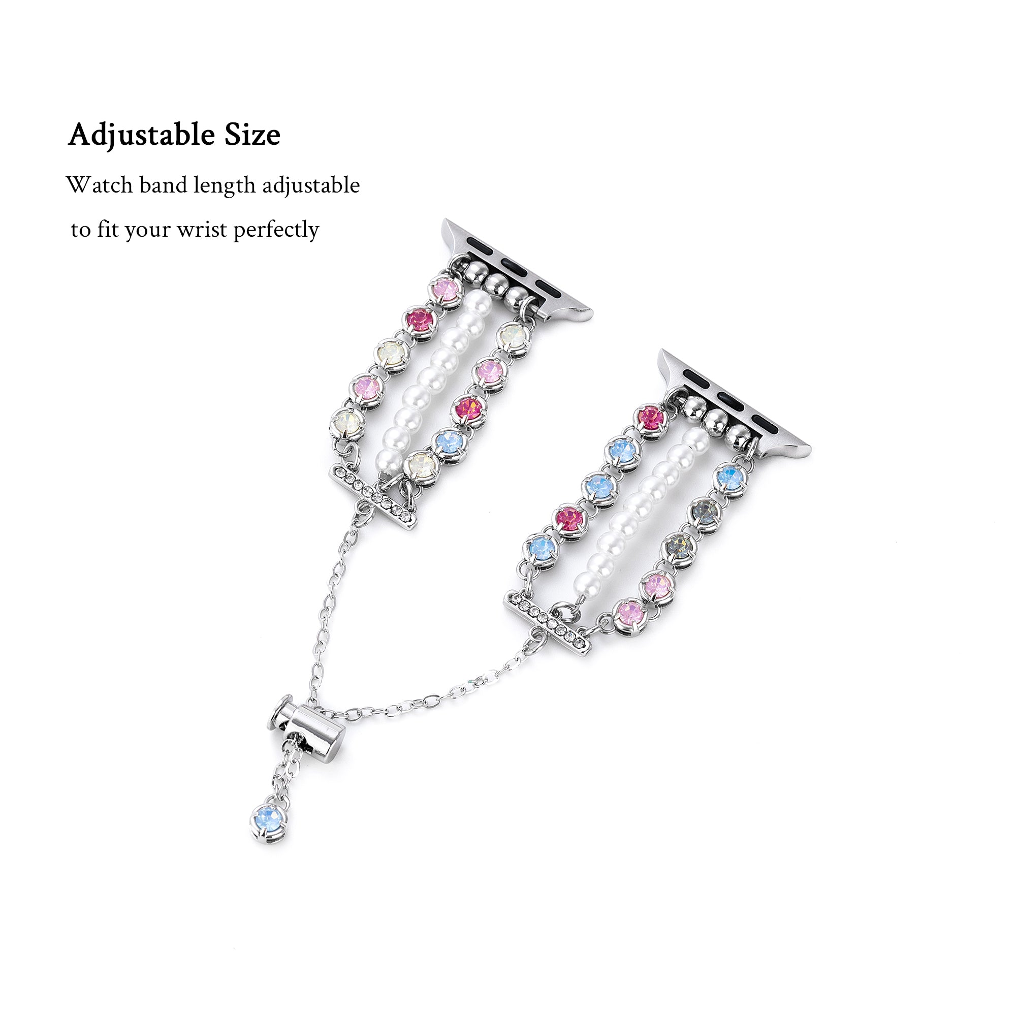 Dazzling Rhinestone Watch Band