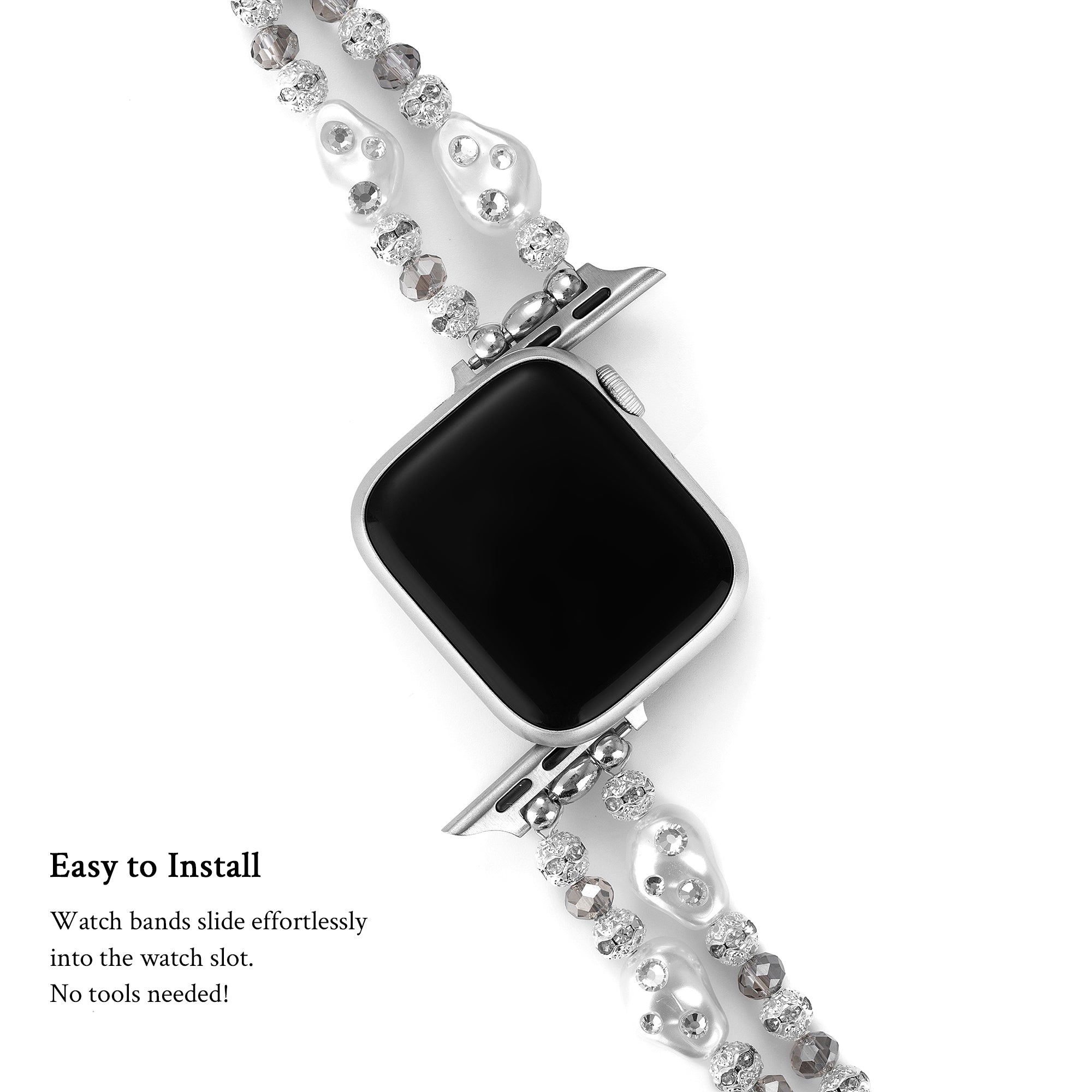 Crystal Pearl Watch Band