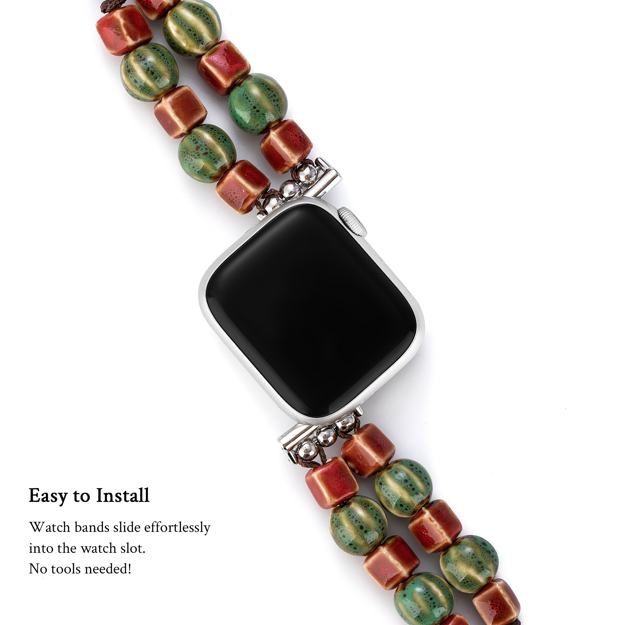 Ethnic Beaded Watch Band