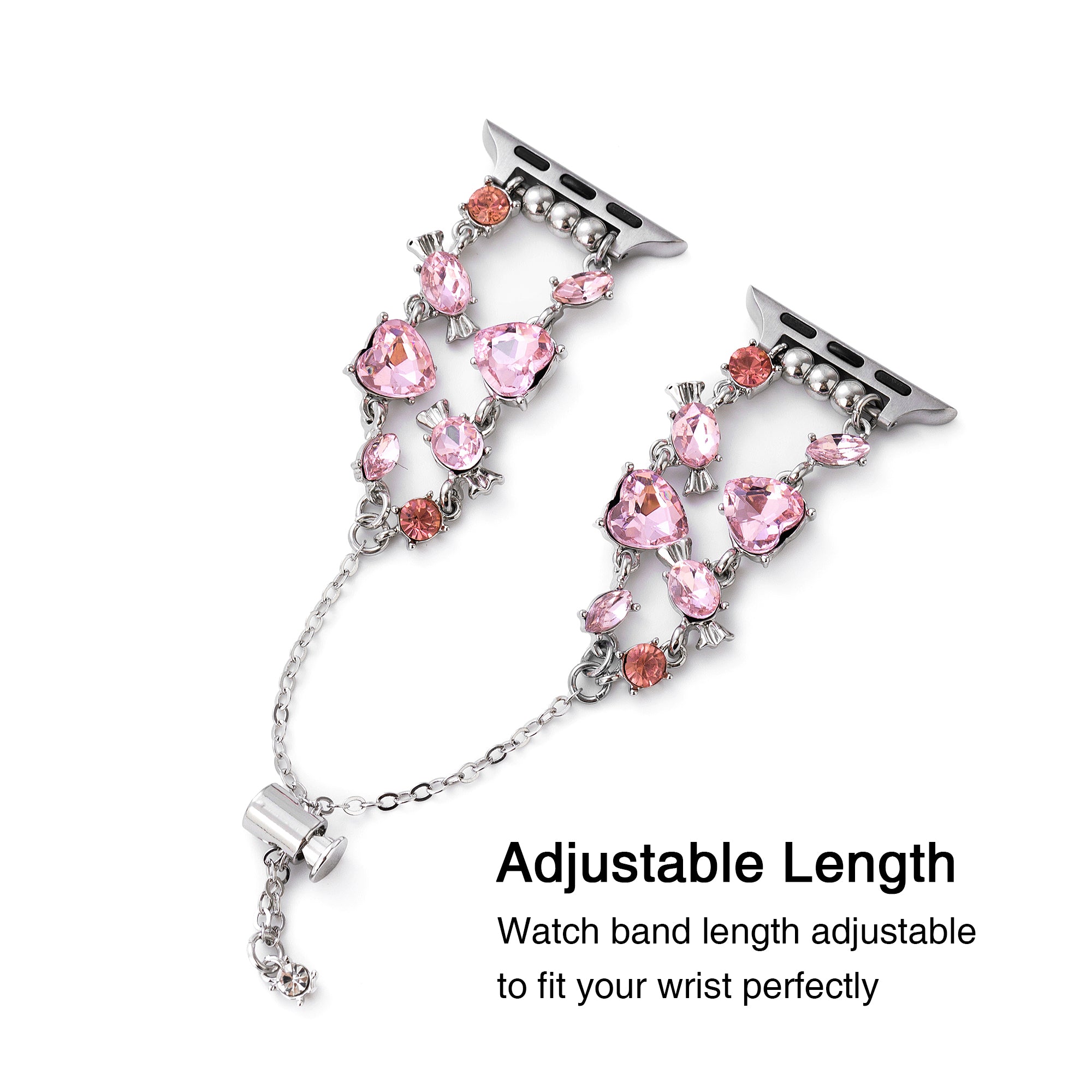 Sweet Gemstone Jewelry Watch Band