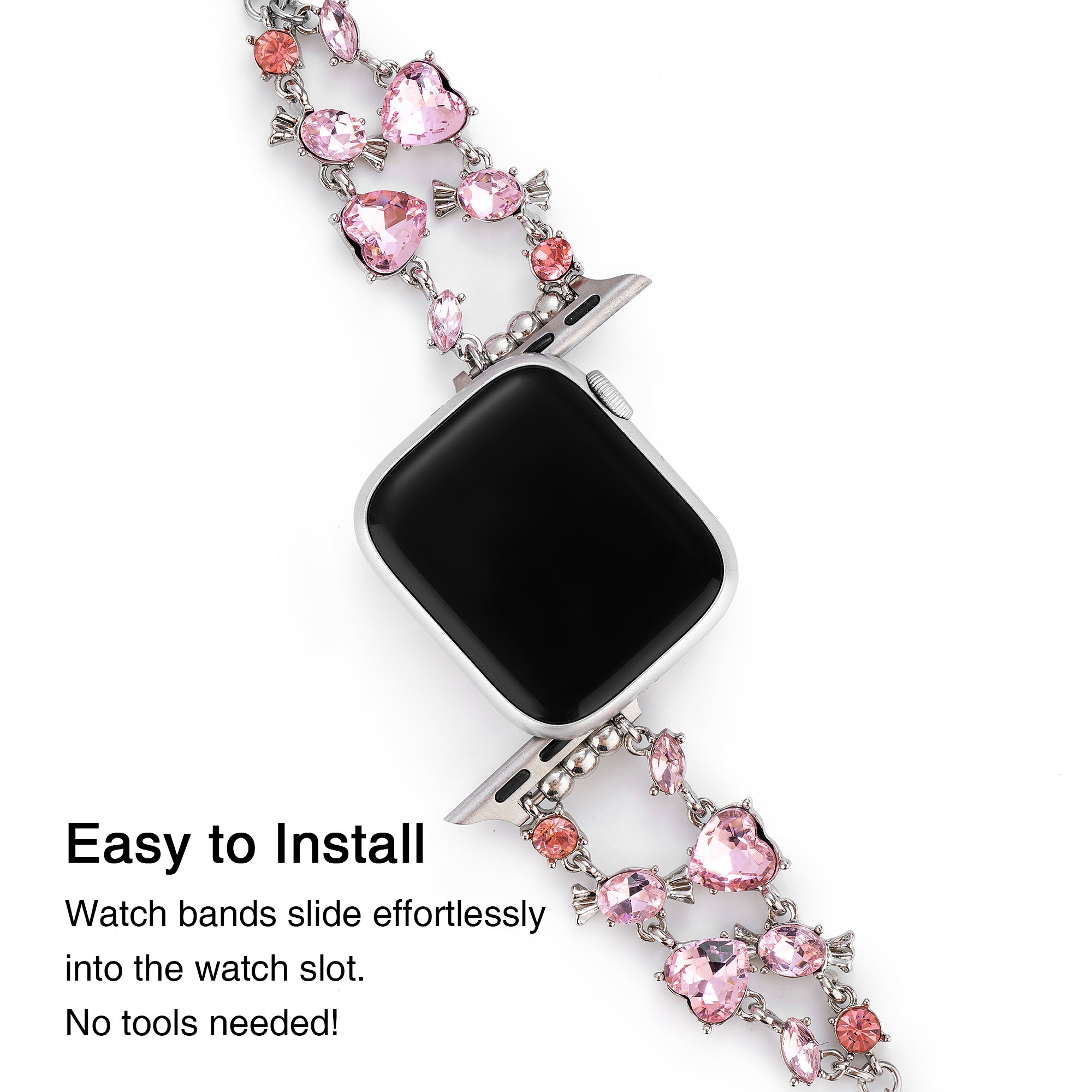 Sweet Gemstone Jewelry Watch Band