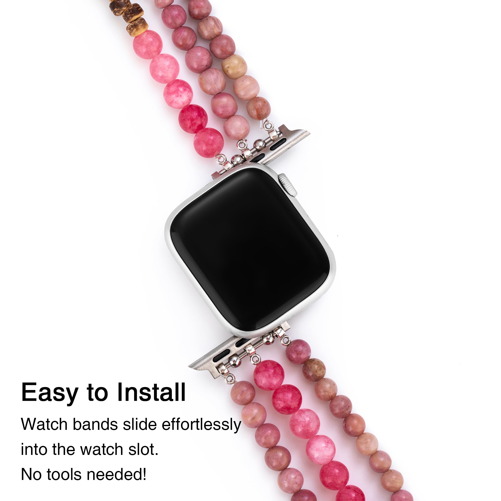 Triple Beaded Watch Band