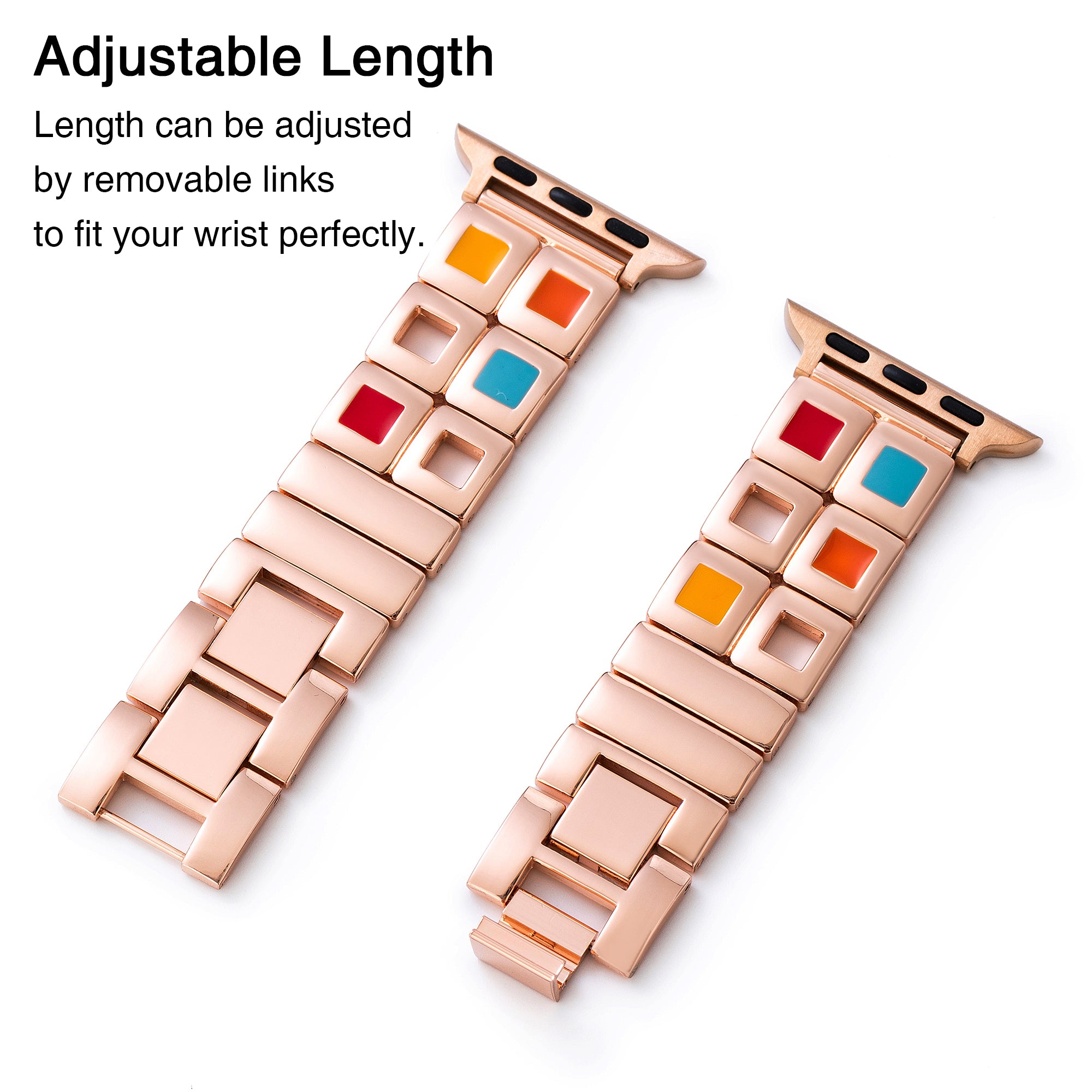 Maze Cube Metal Watch Band