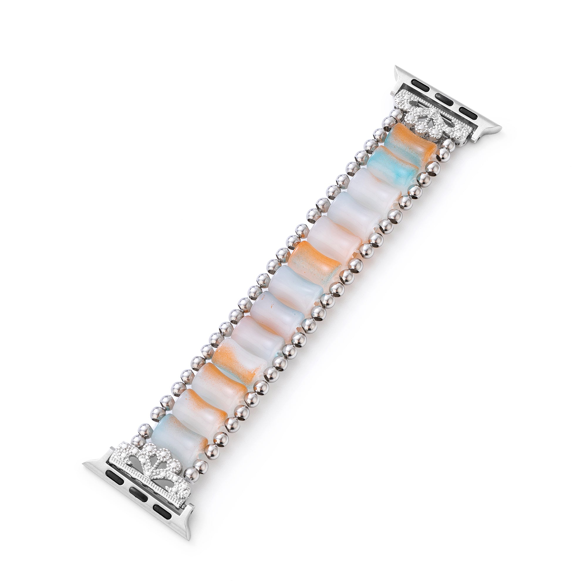 Bamboo Stone Beaded Watch Band