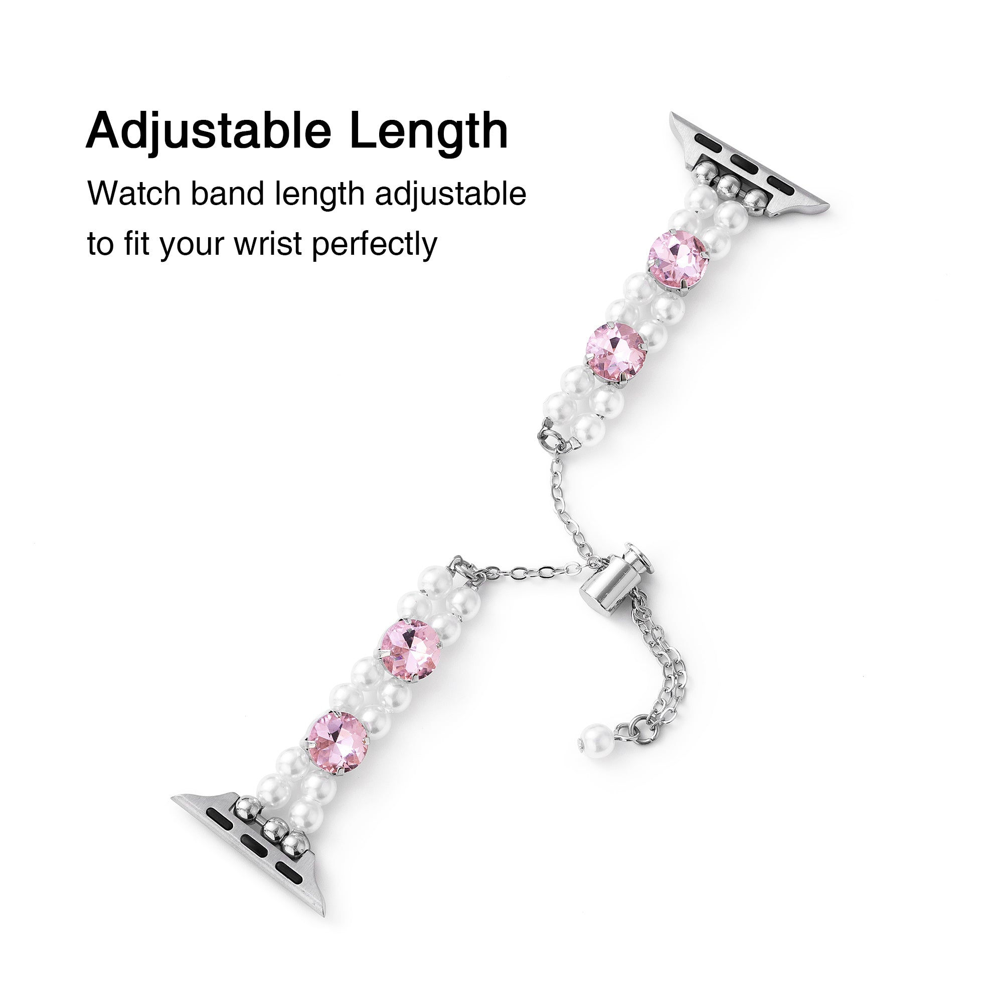 Dazzling Pearl Beaded Watch Band