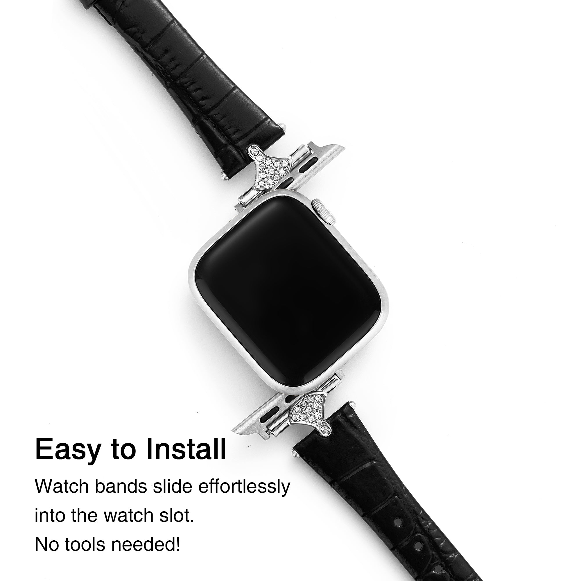 Ginkgo Leather Watch Band