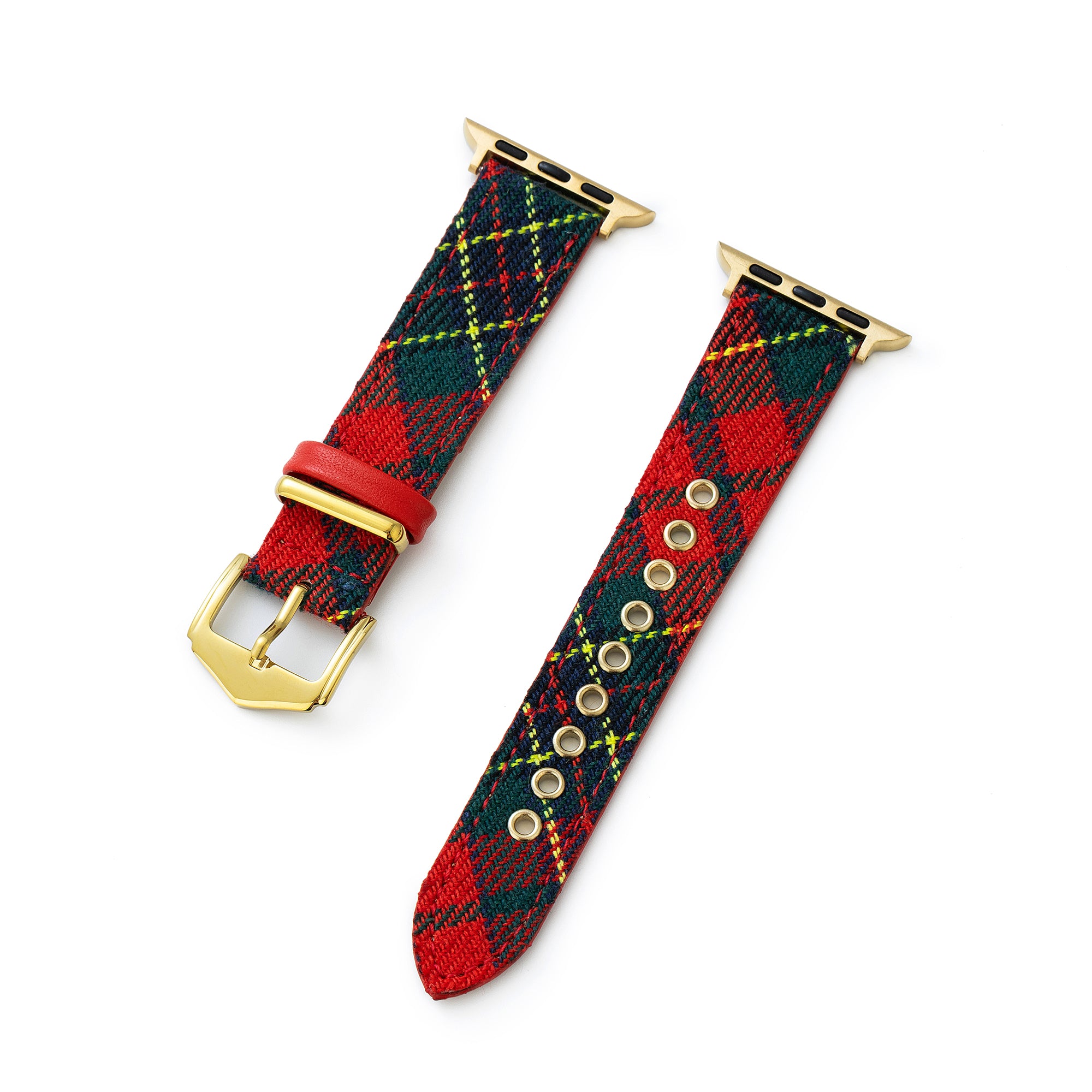 Festive Tartan Watch Band