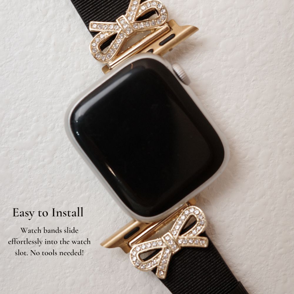 Crystal Bowknot Apple Watch Band