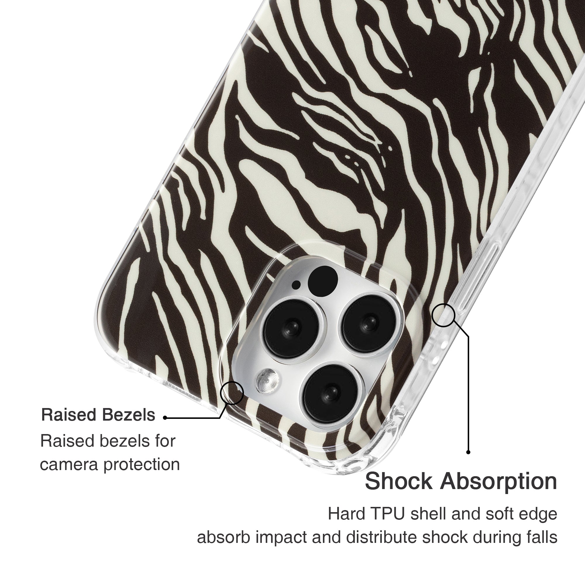 Wild Amor | Zebra Printed Phone Case