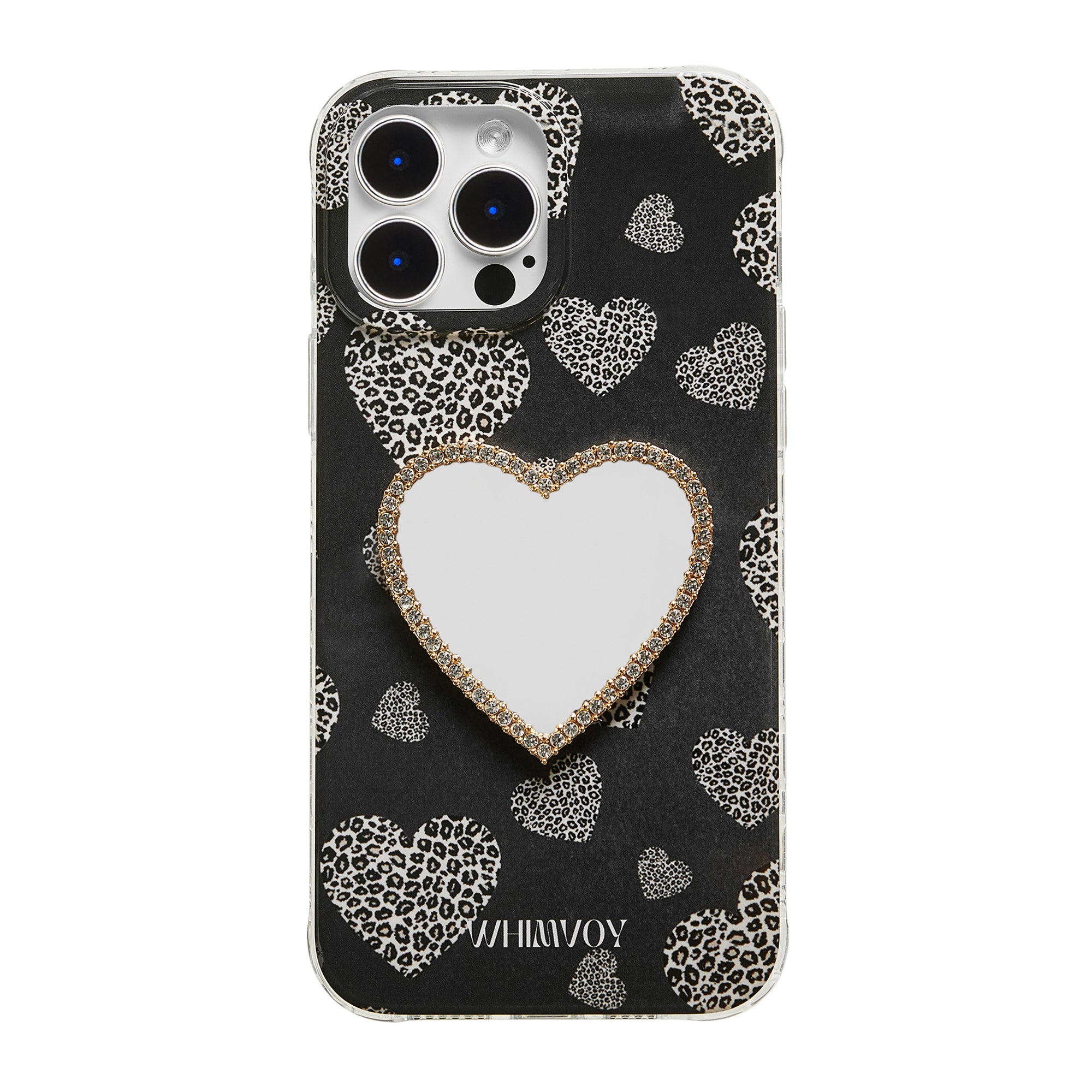 Wild Amore | Leopard Love Mirror Phone Case