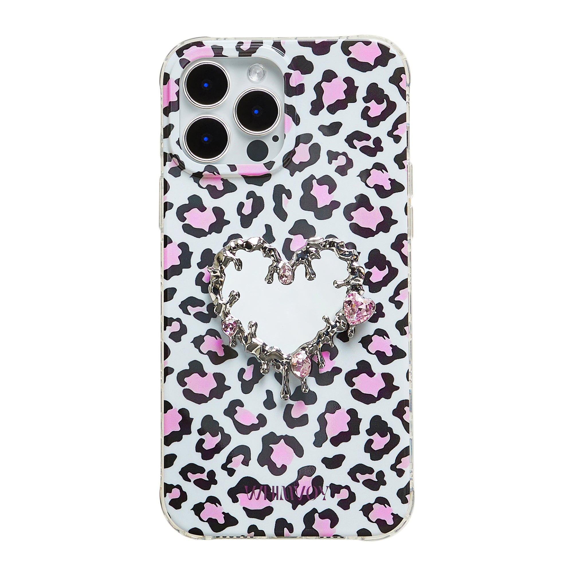 Wild Amor | Leopard Pink Mirror Phone Case