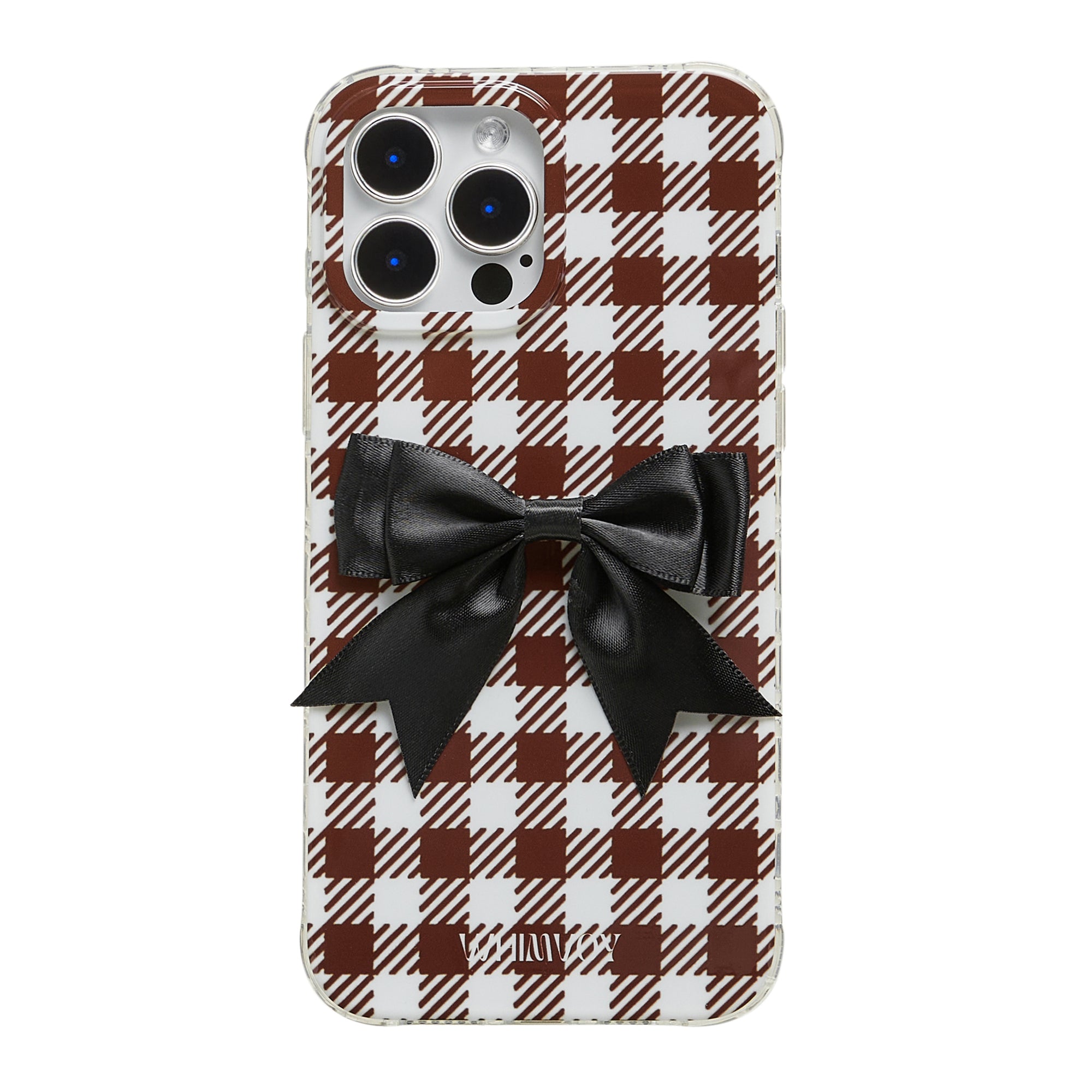 Checkmate | Preppy Bowknot Plaid Phone Case