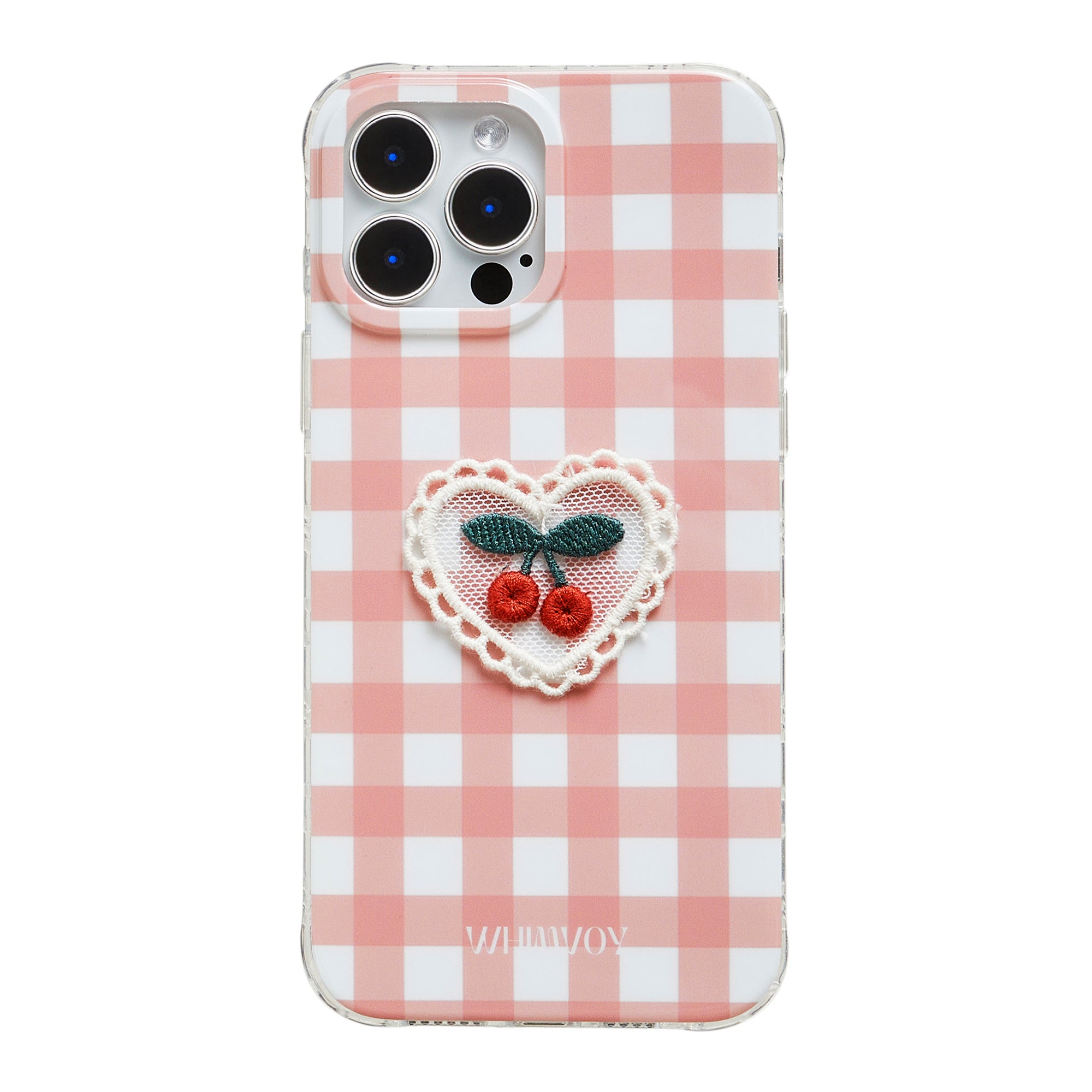 Checkmate | Cherry Love Plaid Phone Case