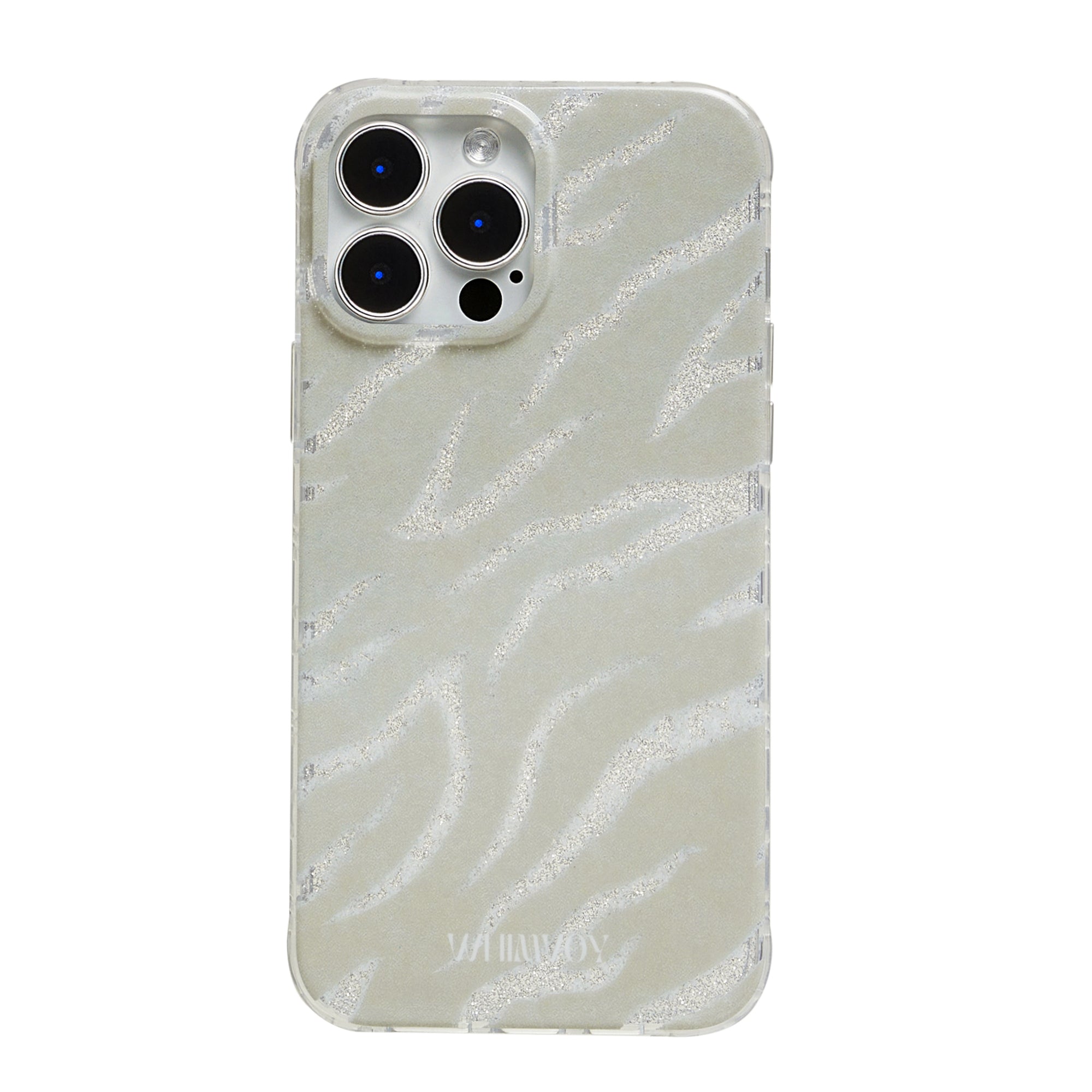 Wild Amor | Glittering Zebra Phone Case