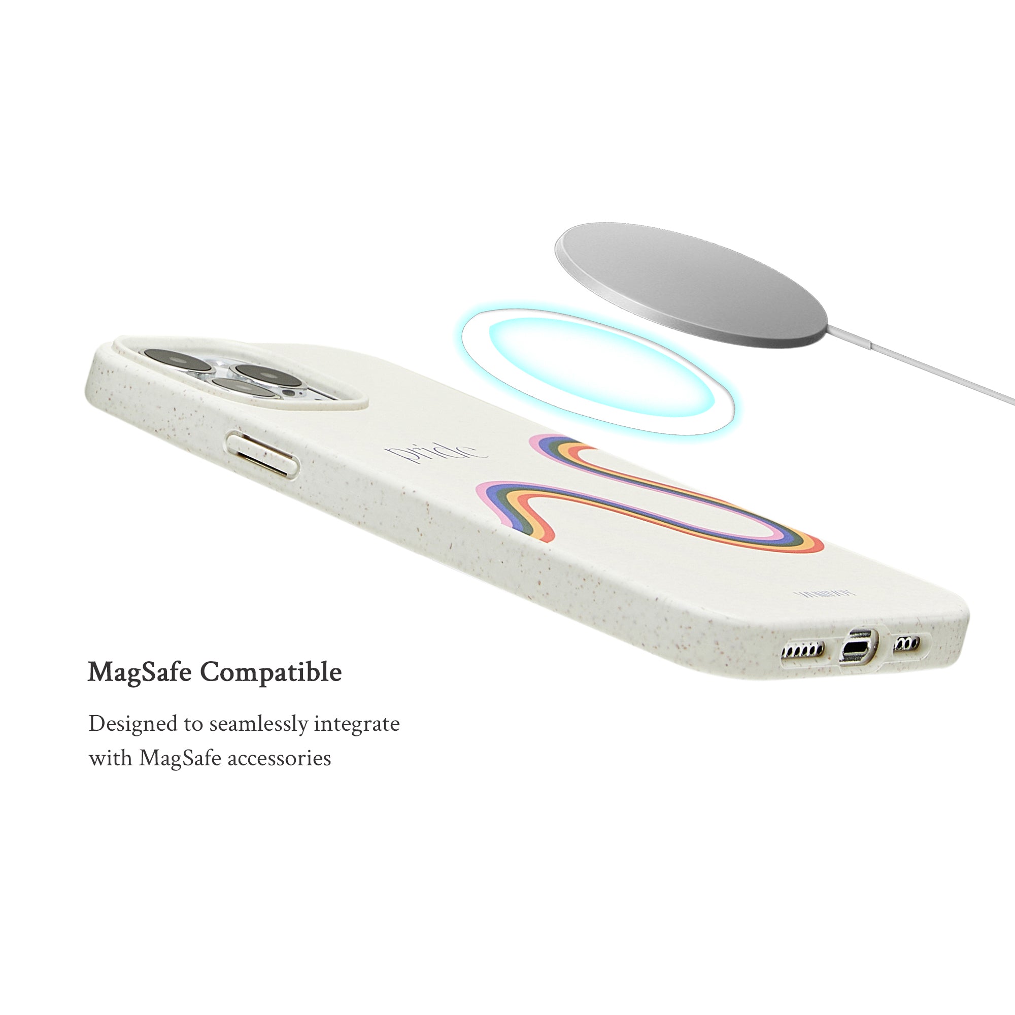 Rainbow Curve Biodegradable MagSafe Phone Case