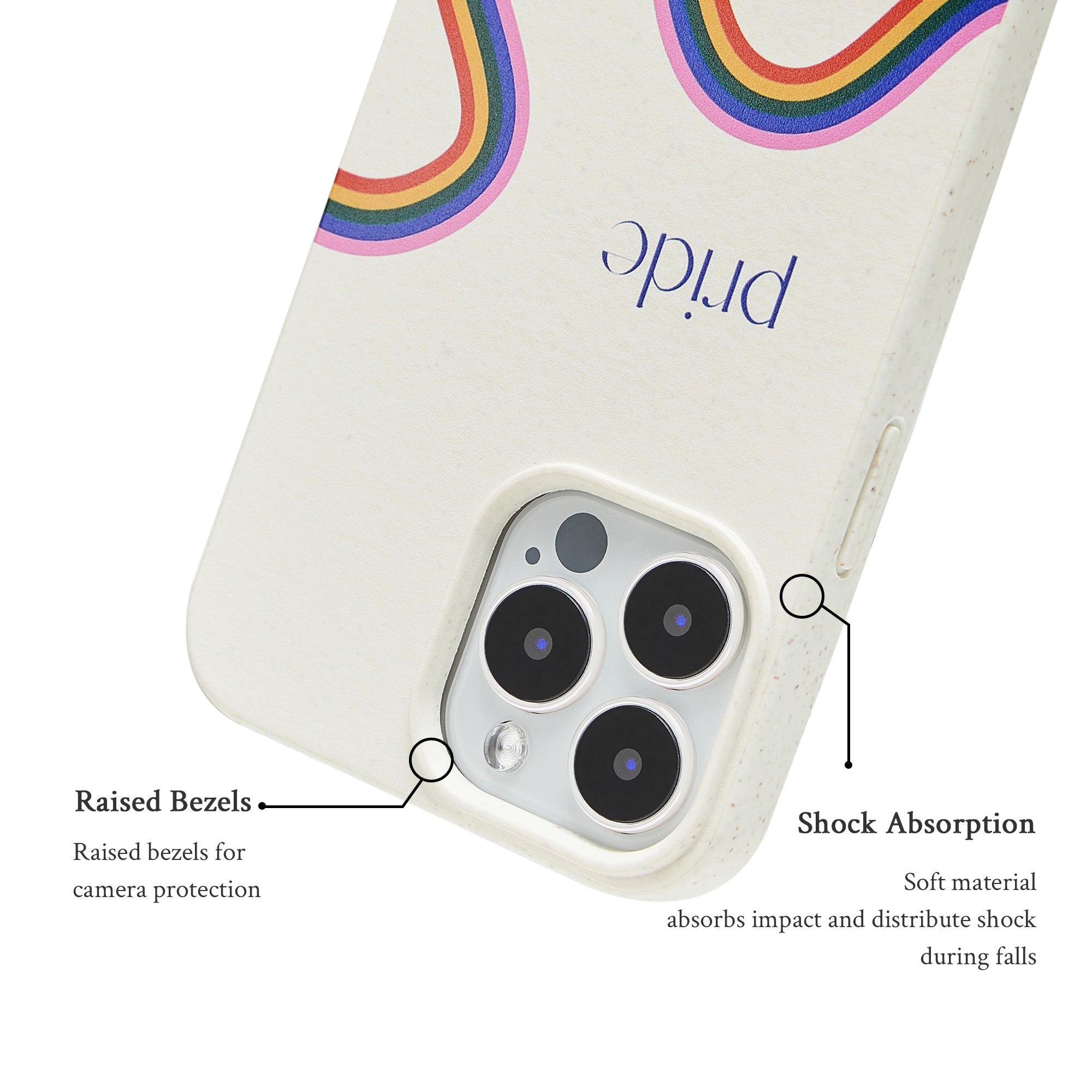 Rainbow Curve Biodegradable MagSafe Phone Case