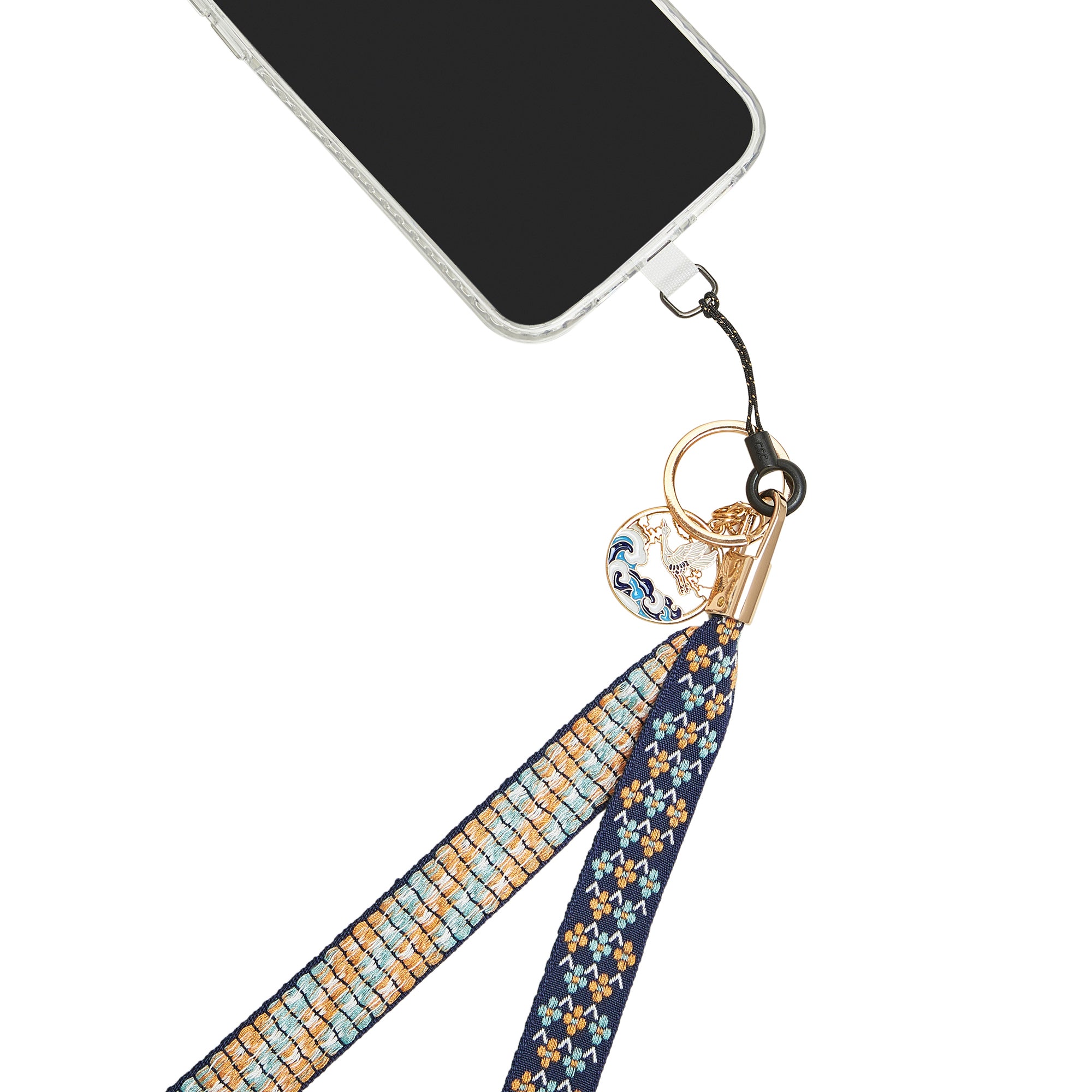 Exotic Lucky Phone Strap with Keyring