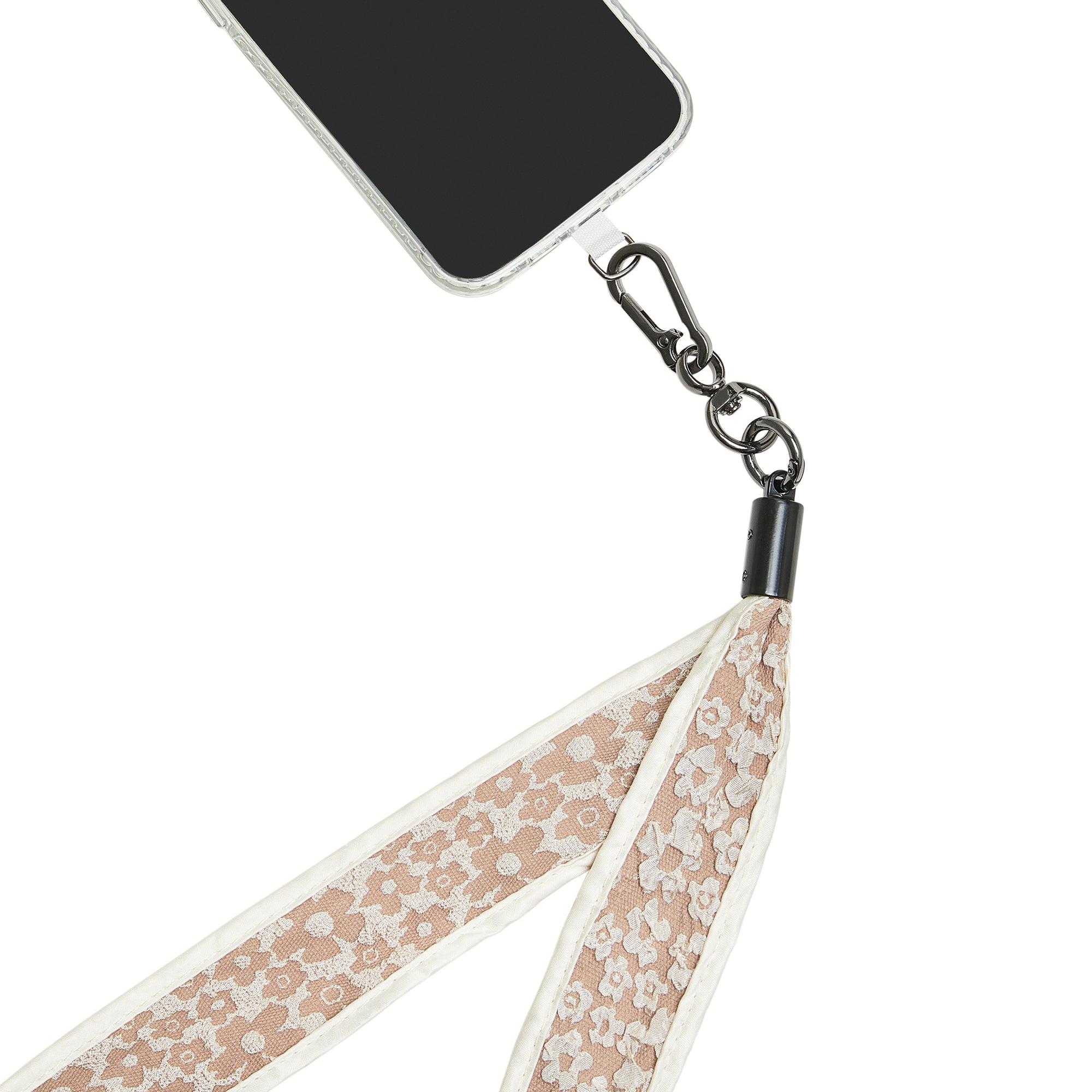 Lace Embroidered Lanyard Phone Strap