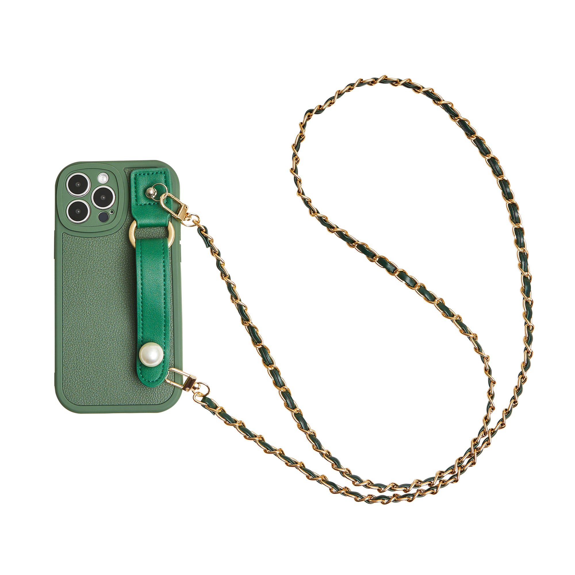Vintage Pearl Wristlet Phone Case