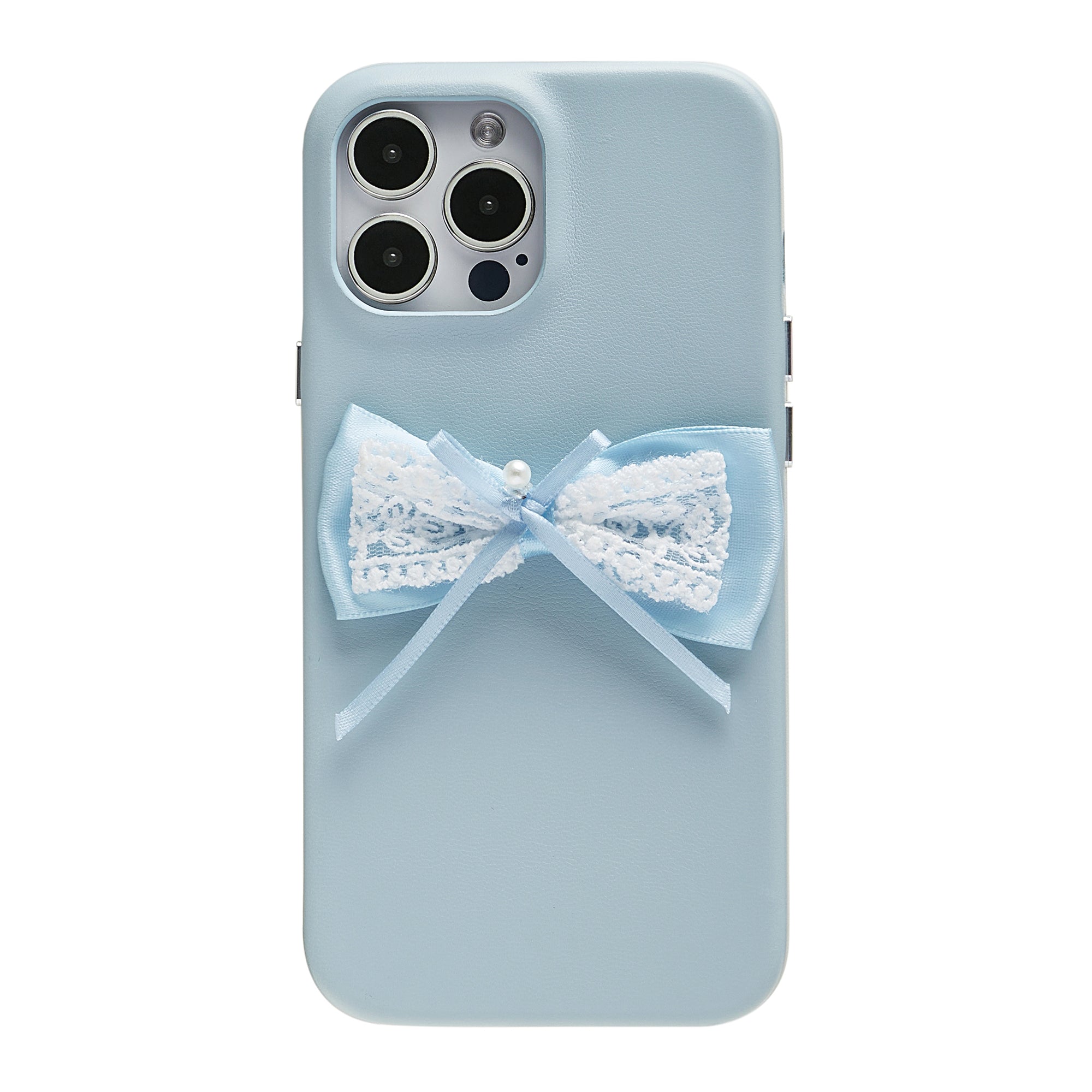 Coquette Girlie | Lace Bowknot Leather Phone Case