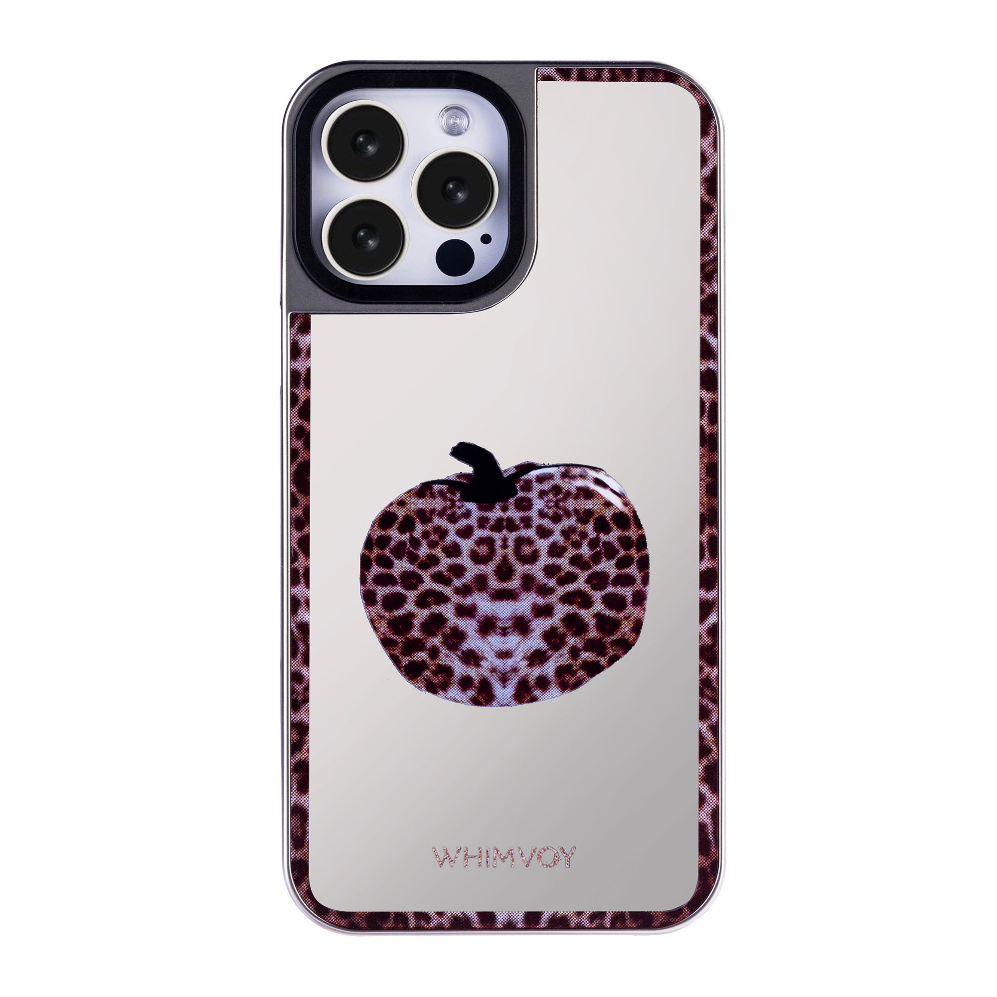 Leopard Pumpkin Mirror Phone Case