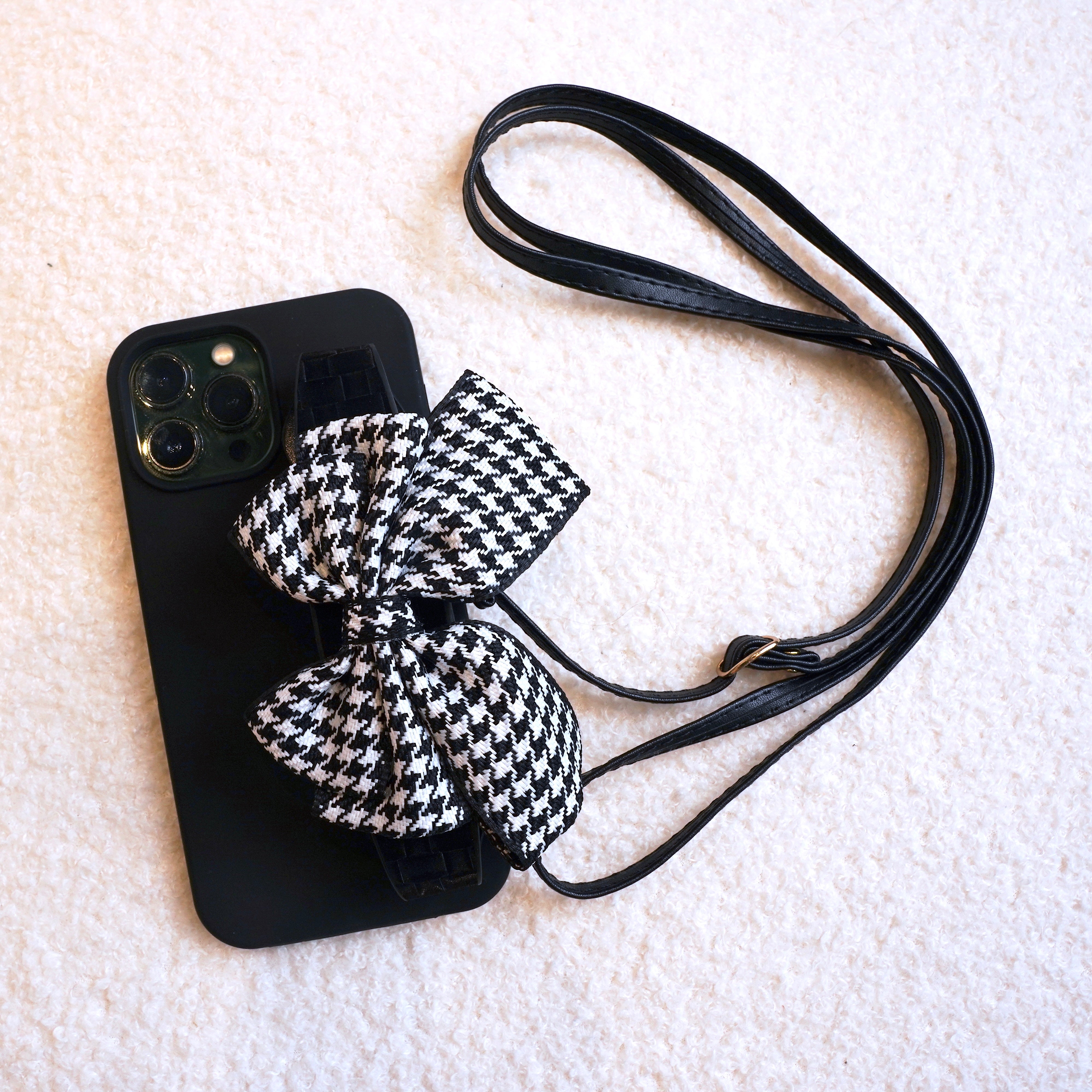 Houndstooth Bowknot Phone Case