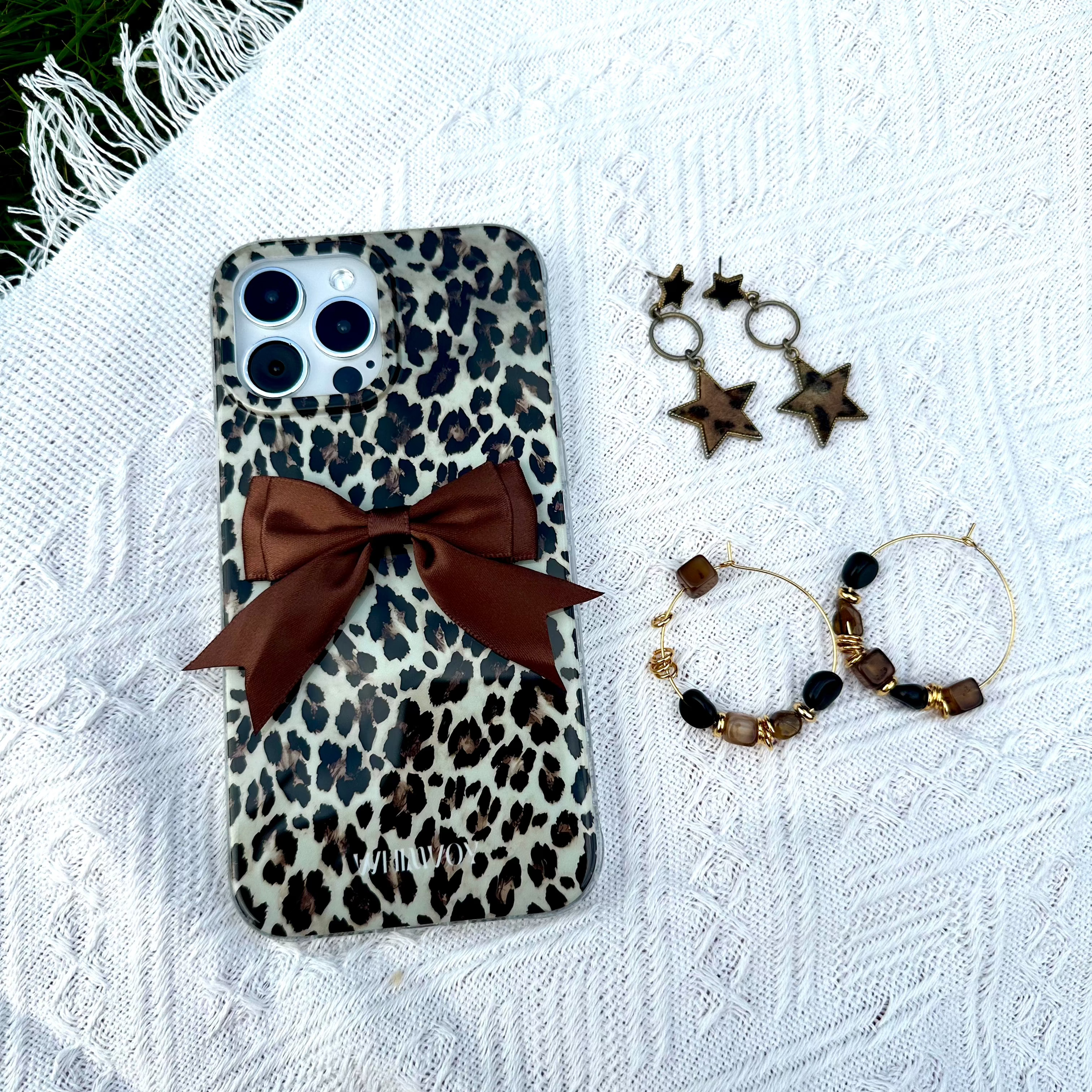 Wild Amor | Leopard Bowknot Phone Case