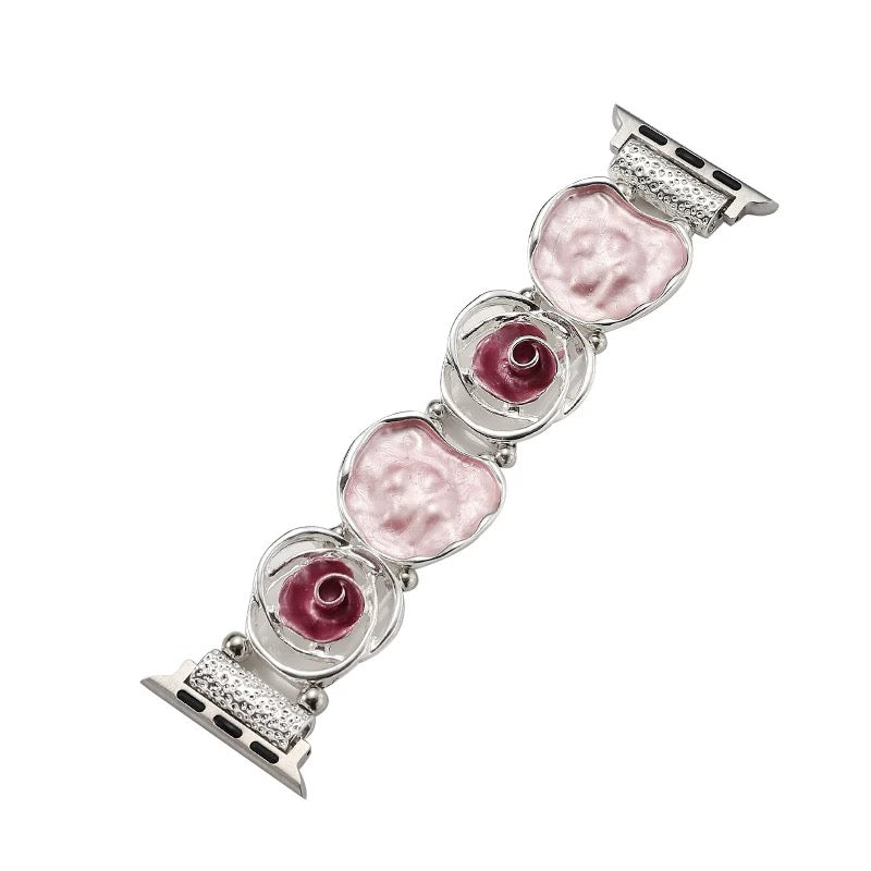 Rose Bangle Elastic Watch Band