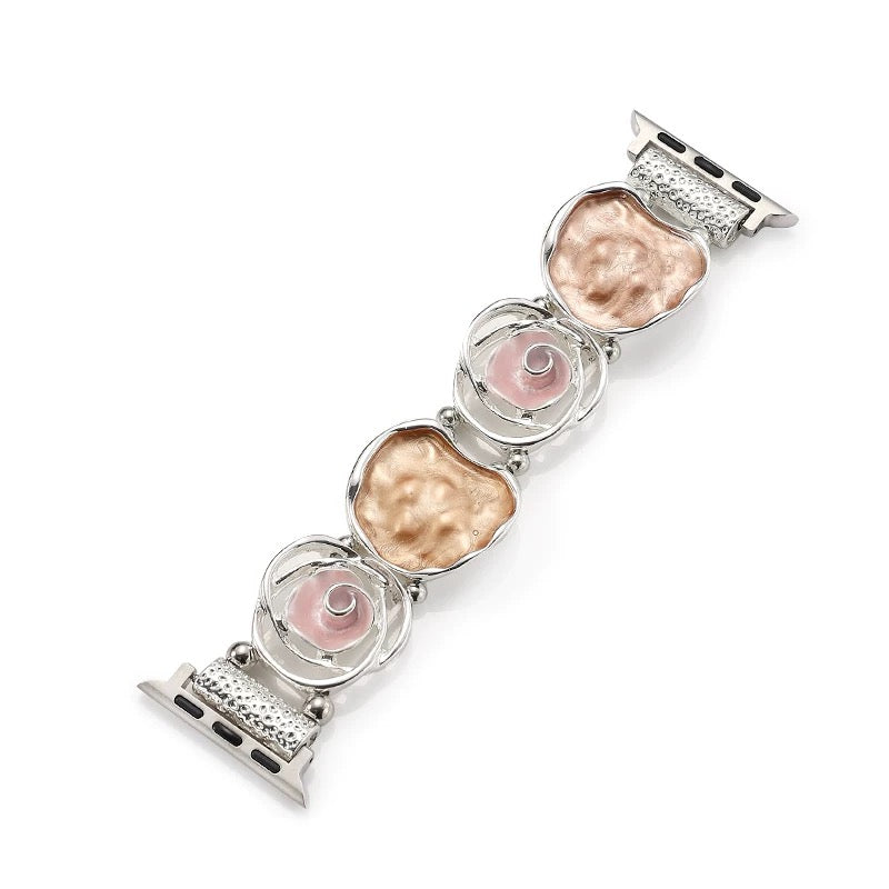 Rose Bangle Elastic Watch Band